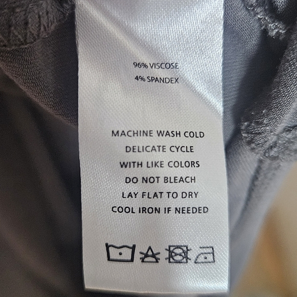 Lilla P Racing Stripe Maxi Tank Dress in Dolphin Gray Elastic Waist size Medium - Picture 10 of 11